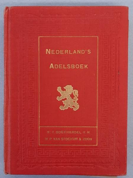GENEALOGIE. - Nederland's Adelsboek 1923. 21e Jaargang.