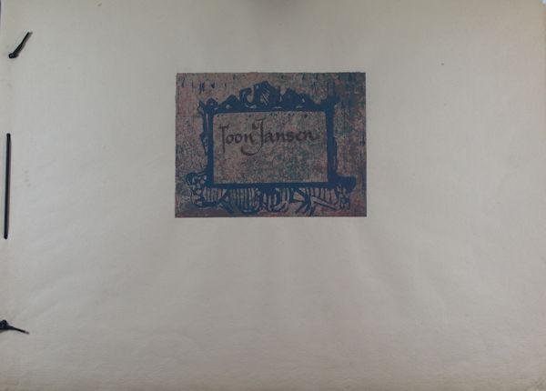 Jansen, Toon. - Toon Jansen, graficus. Een catalogus uitgegeven ter gelegenheid van een tentoonstelling van Bijbelse prenten van zijn hand ...