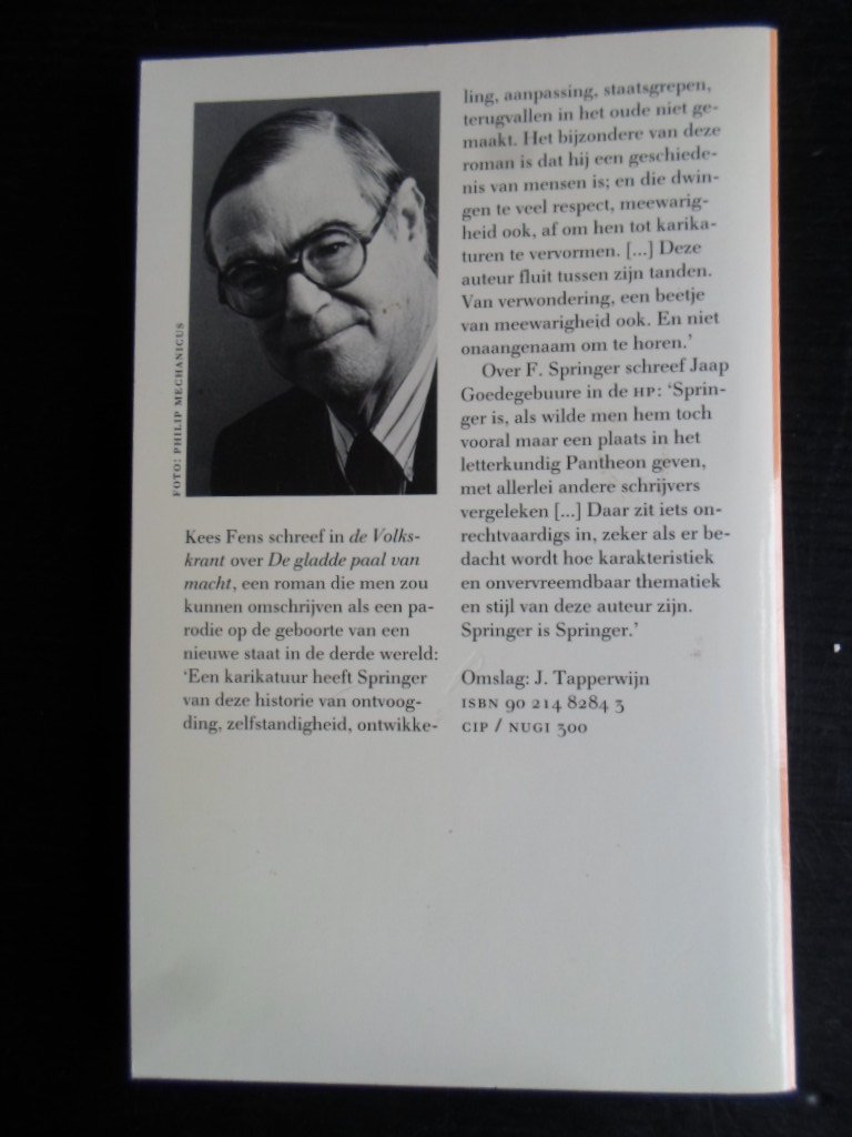 Boekwinkeltjes.nl Springer, F. De gladde paal van