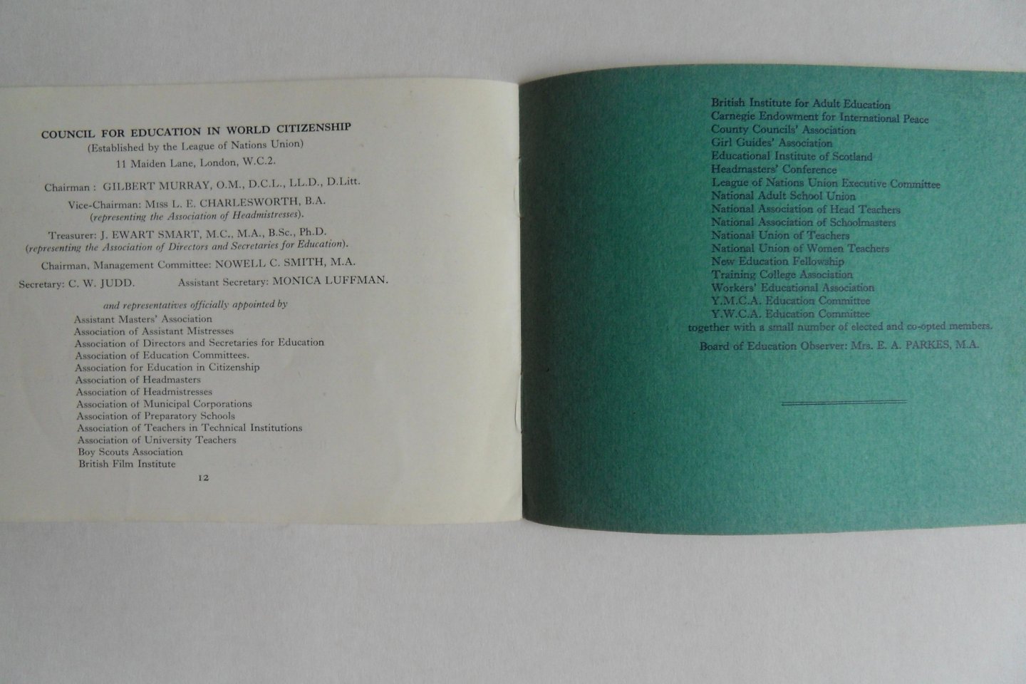 Priestley, J.B. - The New Citizen. (text of speech).