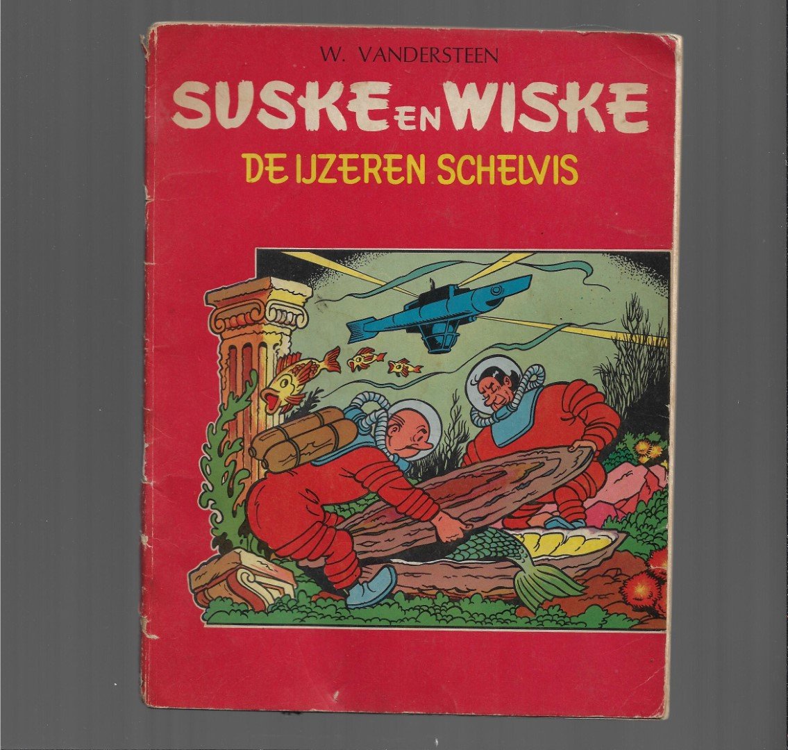 Vandersteen, Willy - Suske en Wiske 60: ijzeren schelvis Vlaamse tweekleurenserie MATLA stripcat. SUSKE 8:60
