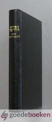 , - Hebrew and English New Testament
