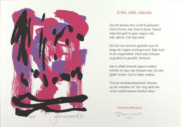 Breukers, Chrétien. - Urbi, orbi, ufarsin.