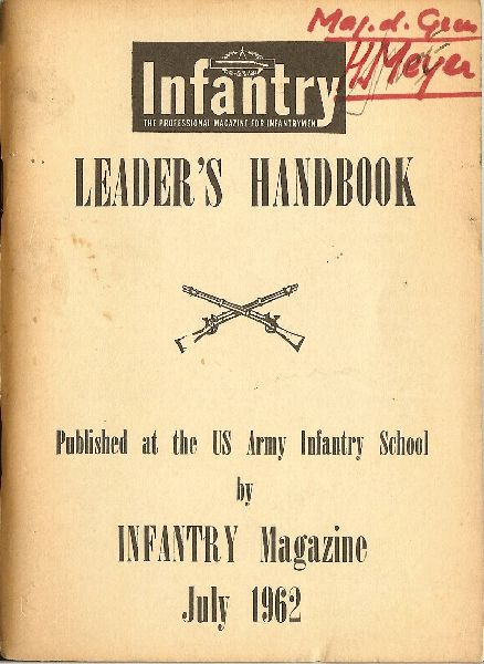  - Infantry Leader's Handbook
