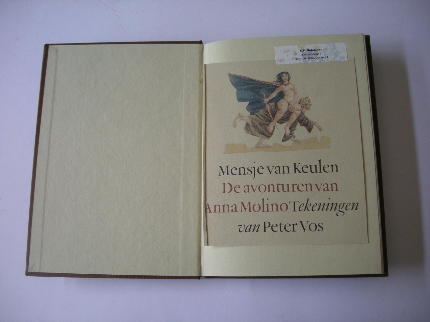 Keulen, Mensje van / Vos, Peter, tekeningen. - De Avonturen van Anna Molino