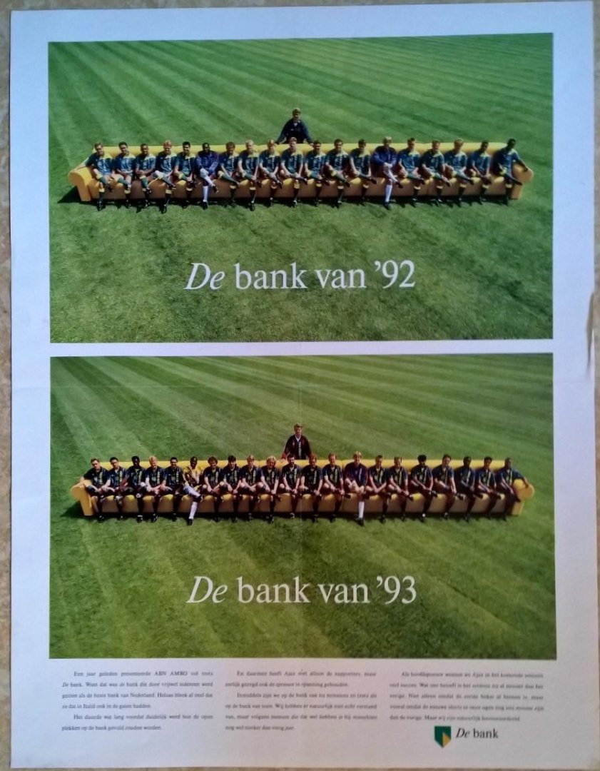 Onbekend - De bank van '92; de bank van '93