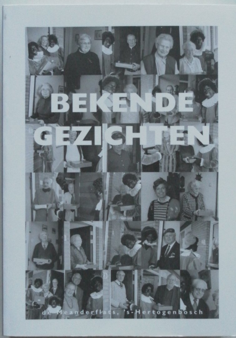 Directie Vesteda, FFP fotografen - Bekende gezichten de Meanderflats `s-Hertogenbosch fotoboek van alle bewoners Sinterklaas en Piet presentje