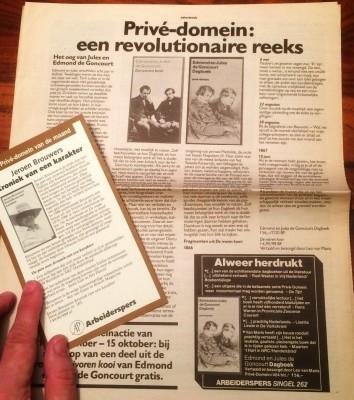 PRIVÉ-DOMEIN - Privé-domein: een revolutionaire reeks.