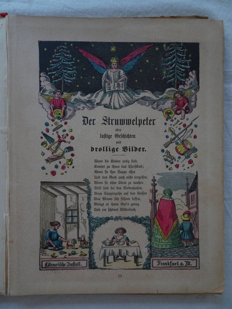 Hoffmann, Heinrich. - Der Struwwelpeter oder lustige Geschichten und drollige Bilder für Kinder von 3-6 Jahren.