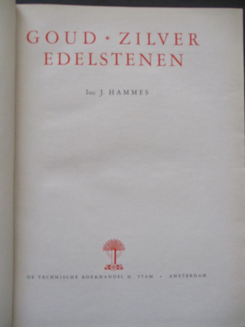 HAMMES, J. - Goud - Zilver - Edelstenen.