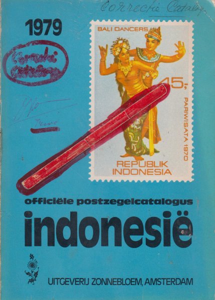 Uitgeverij Zonnebloem - Officiele postzegelcatalogus Indonesie 1979