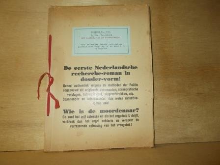 Tetenburg, J. Chr. - Het raadsel van de sterrenwacht de eerste Nederlandsche recherche roman in dossier vorm