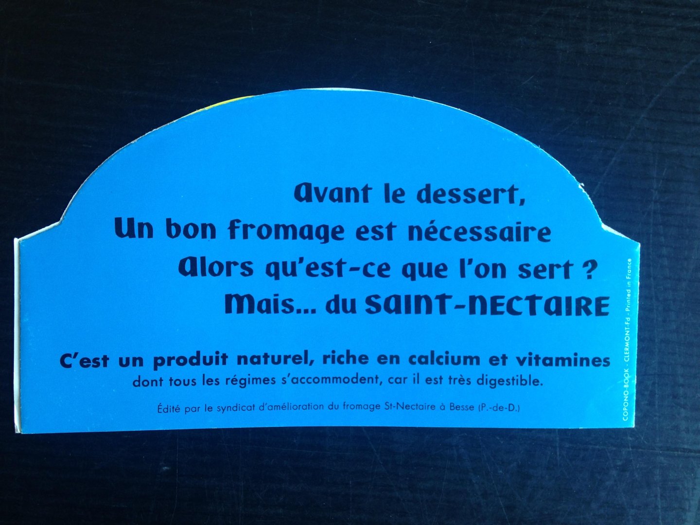 Folder - Franse kaas Saint-Nectaire