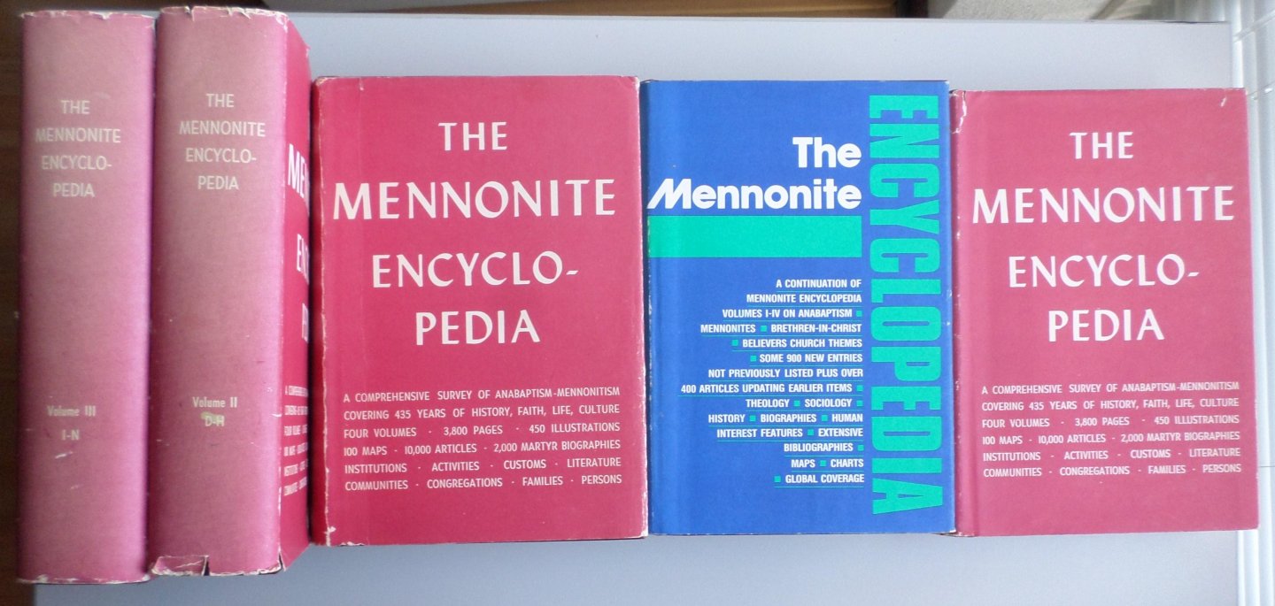 Krahn, C. (editor) - The Mennonite Encyclopedia, 5 Volumes complete