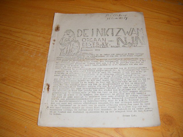 Kok, Frans (red.) - De Inktzwam, September 1936, [nr. 9], 1e jaargang