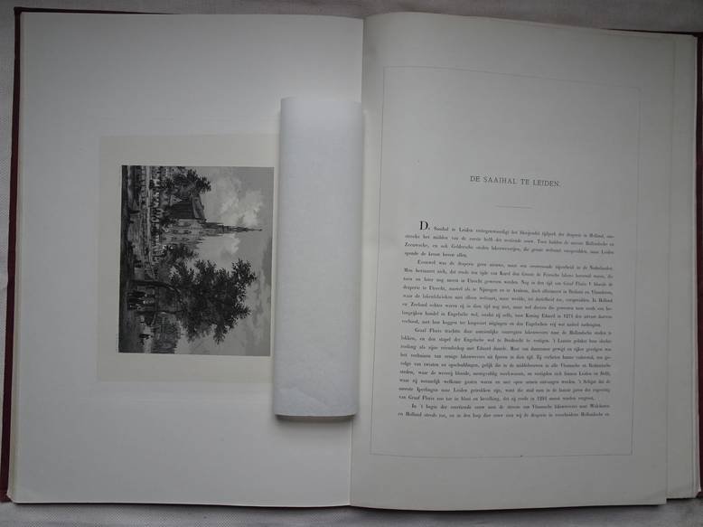 Lennep, J. van, W. Moll en J. ter Gouw. - Nederlands geschiedenis en volksleven in schetsen. Staalgravuren naar de schilderijen van de Historische Galerij der Maatschappij Arti Et Amicitiae, door W.Steelink, J. H. Renneveld, C. L. Van Kesteren en H. Sluijter D.Jz.