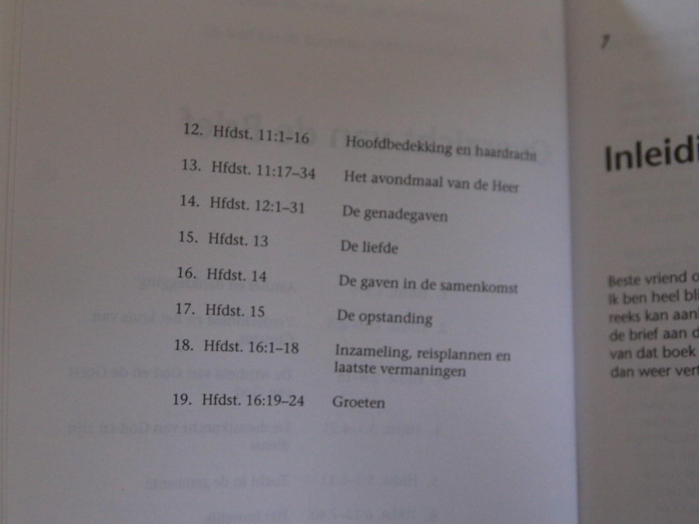 Koning, M.G. de - De eerste brief aan de Korinthiers. Een verklaring van Paulus' brief, speciaal voor jou nr.2