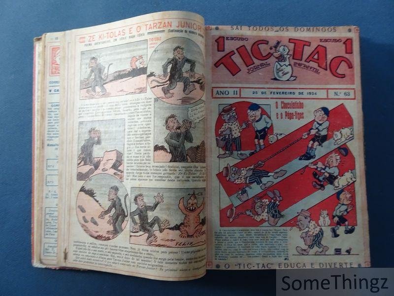 Joao Vicente Sampaio / Cardoso Lopes (Tio Tonio) (ed.) - Tic Tac. Jornal infantil. 2° volume. Ano II, n° 51-102.