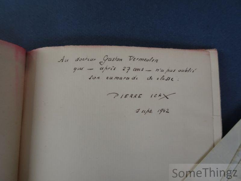 Jacques Soenens. - Pierre Ickx - ses meilleurs dessins avec un portrait écrit par Luc Lialine. [Avec 1 dessin original et 4 lettres manuscrites.]