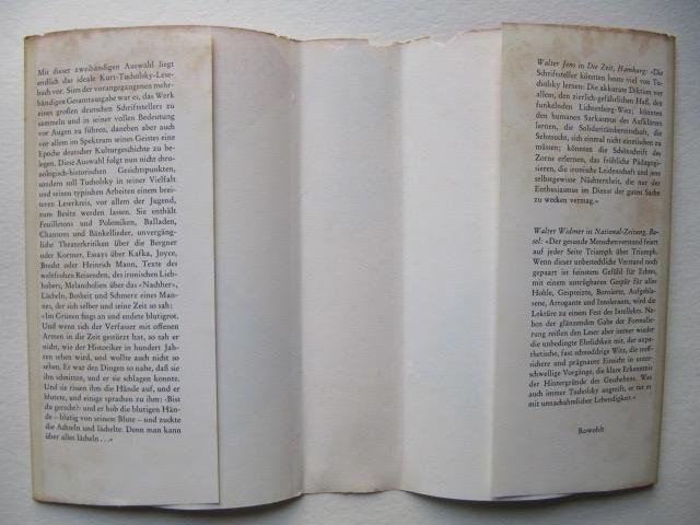 Kurt Tucholsky - Ausgewählte Werke -Rowolht, 2 delen