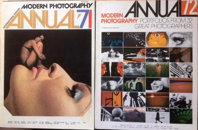 Scully, Julia e.a. - Mondern Photography. International Edition. Annual '71 and annual '72 with portfolios from 32 great photographers.
