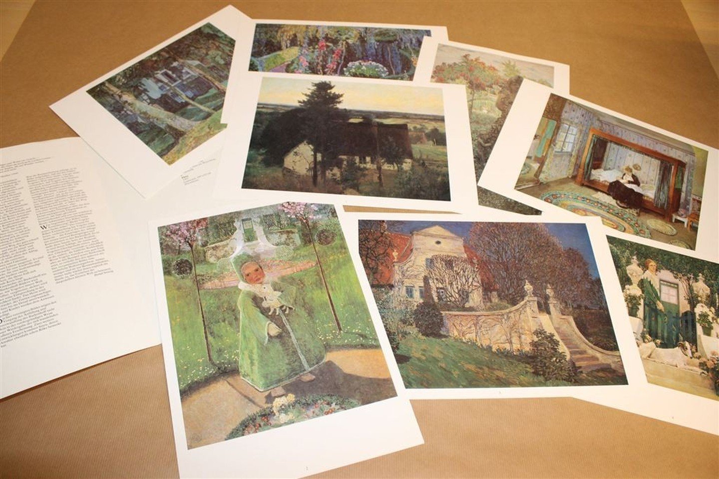 Heinrich Vogeler - Der Barkenhoff 8 Bilder von 1897 - 1914 — Aus Worpswede, 12.