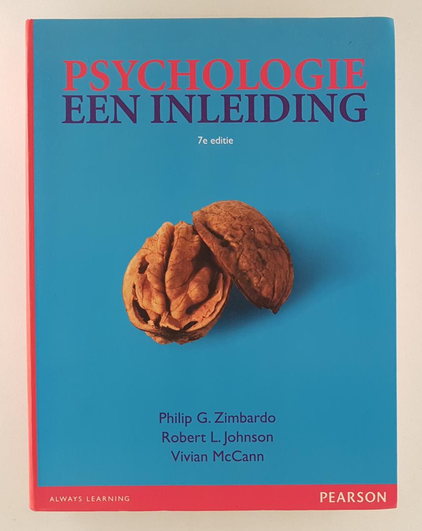 Zimbardo, Philip G. / Johnson, Robert L. / McCann, Vivian - Psychologie, een inleiding / 7e Editie