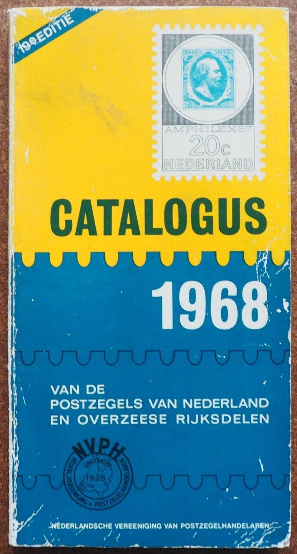  - Catalogus 1968 van de postzegels van Nederland en overzeese rijksdelen