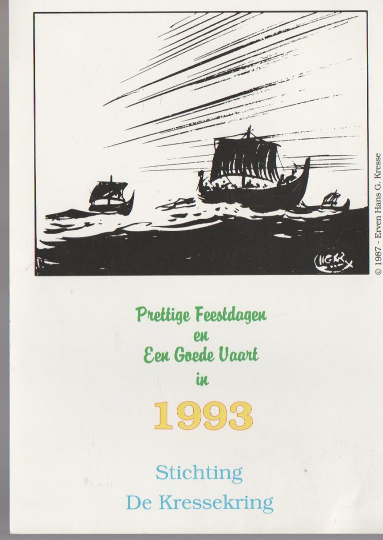 Kresse,Hans G. - kaart stichting de Kressekring 1993