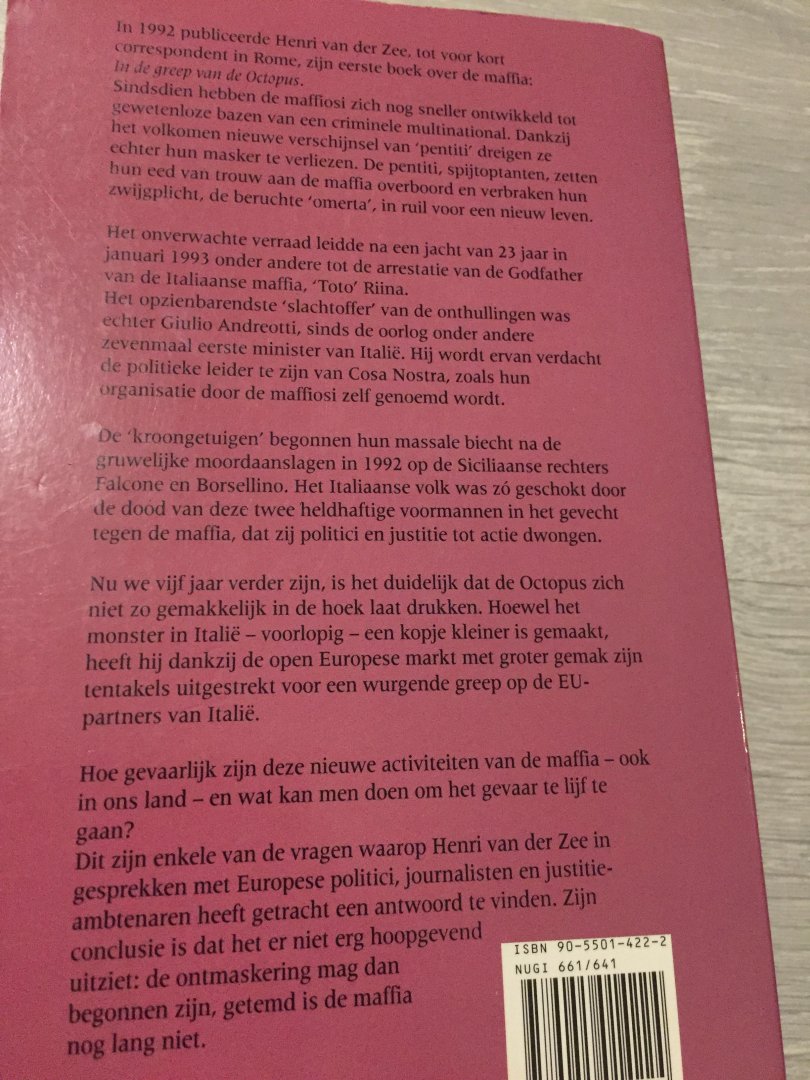 Henri van der zee - De maffia: het masker valt / druk 1