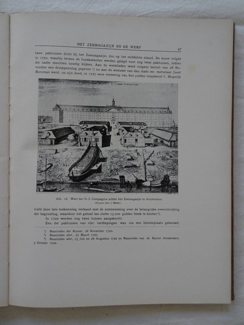 Overvoorde, J.C. & P. de Roo de la Faille. - De gebouwen van de Oost-Indische Compagnie en van de West-Indische Compagnie in Nederland.