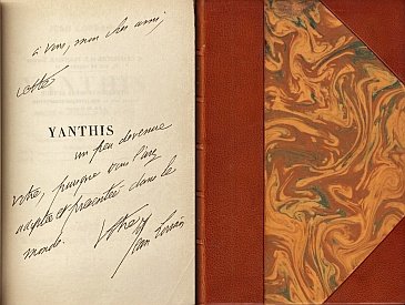LORRAIN, Jean - Yanthis. Comédie en quatre actes, en vers. (Met handgeschreven opdracht).