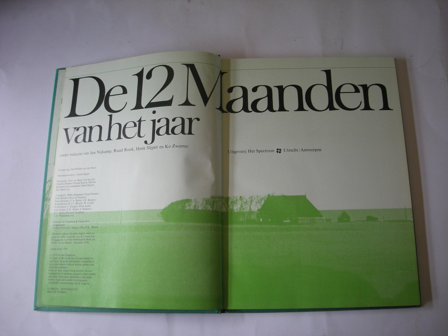 Nijkamp, j / Rook, R./ Slijper, H. en Zweeres, K, red. - De 12 Maanden van het jaar