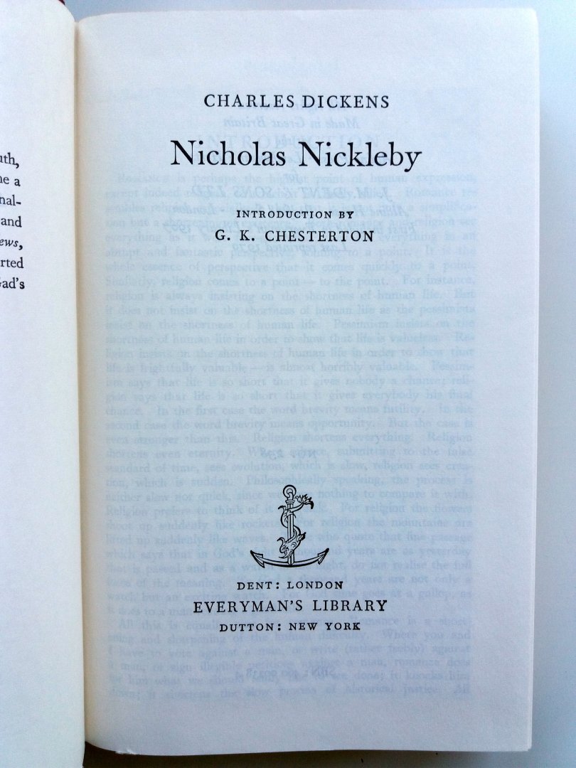 Dickens, Charles - Nicholas Nickleby (ENGELSTALIG)