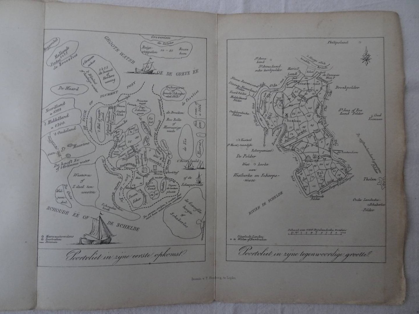 Oosterzee, H.M.C. van. - Nehalennia jaarboekje voor Zeeuwsche geschiedenis en letteren voor het jaar 1850. Tweede deel.