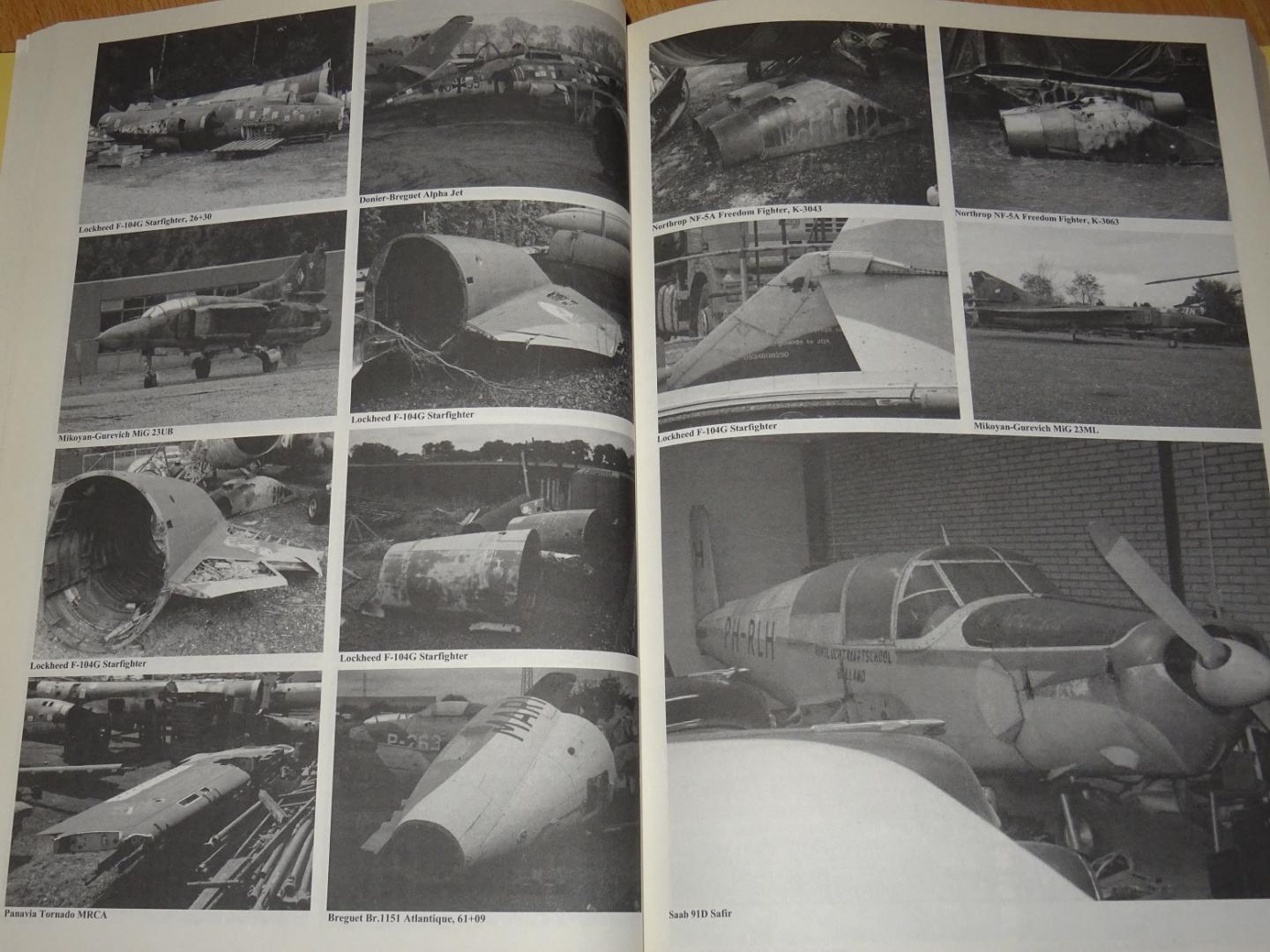 Plomp, Pieter - Military wrecks, preserved, stored and instructional airframes of the BeNeLux