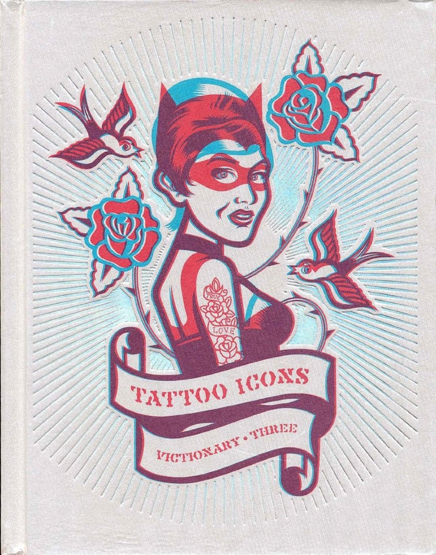 Surya , Shirley . [ isbn 9789628650477 ] - Tattoo Icons . ( Victionary . Three -  3  .  )  An ingenious collaborative project by some top designers, illustrators and artists from around the world combines to make this collection of special tattoo designs. If you are bored with the prevalent -