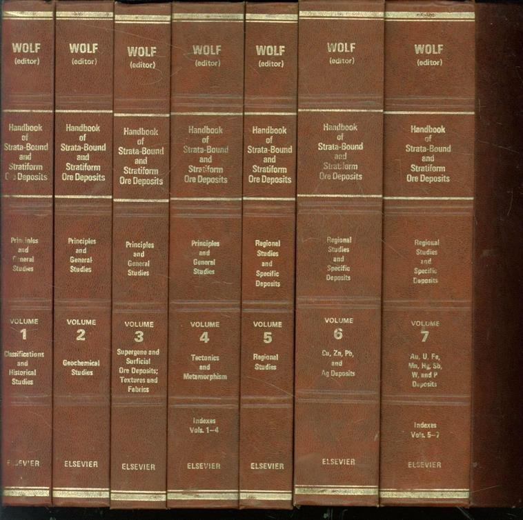 K H Wolf - Handbook of strata-bound and stratiform ore deposits. Volume 1 - 7