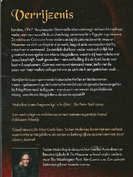 Malarkey, Tucker - Verrijzenis