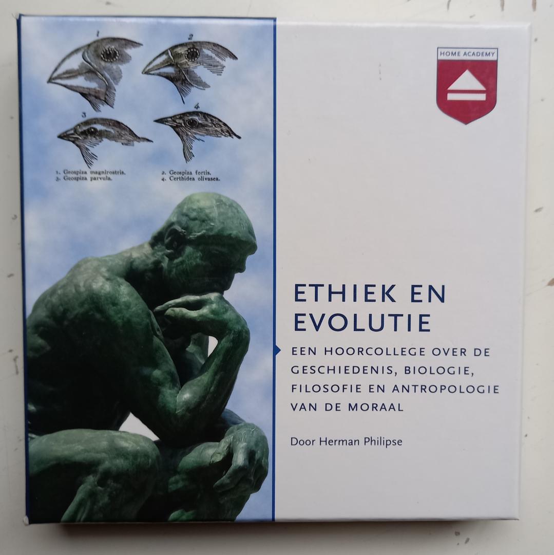 Philipse, Dr.Mr. Herman - Ethiek en Evolutie (Hoorcolleges over de geschiedenis, biologie, filosofie en antropologie van de moraal). 8 CD's: ca. 8 uur.