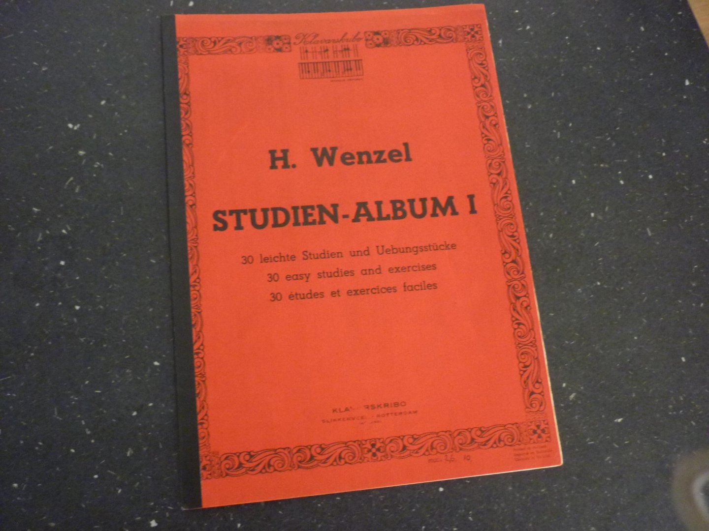 Wezel; Hermann - Studien - Album I / 30 leichte studien und ubungsstucke / Klavarskribo