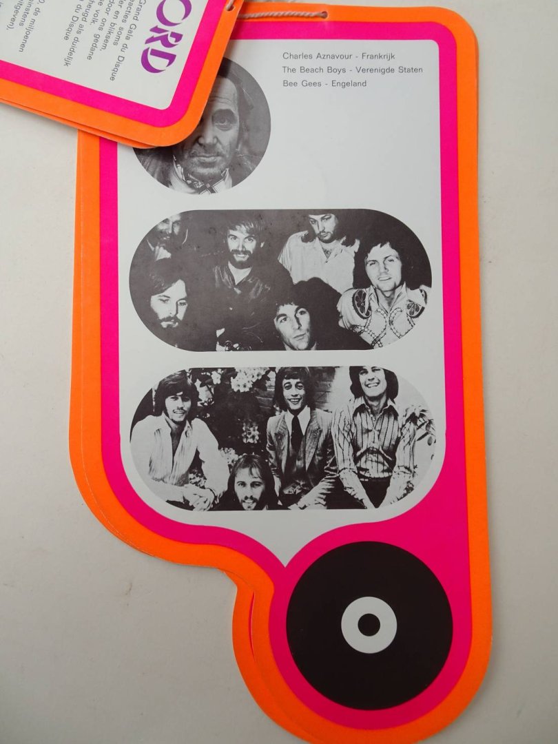 Beishuizen, P. (sam.). - Programmawaaier Grand Gala du Disque, 1972.