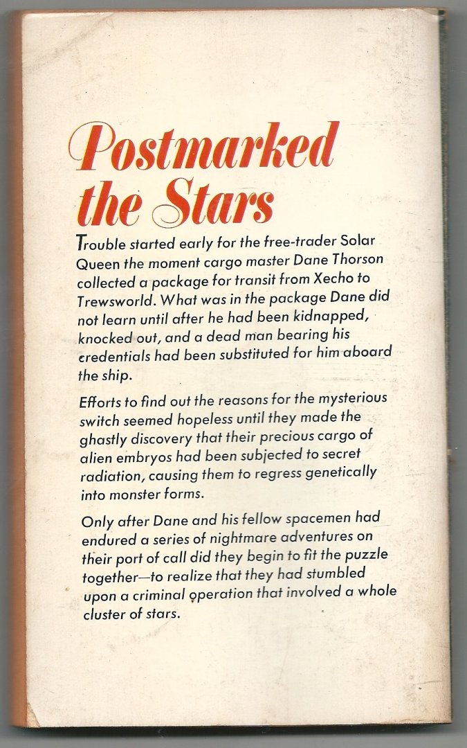 Norton, Andre - Postmarked the stars