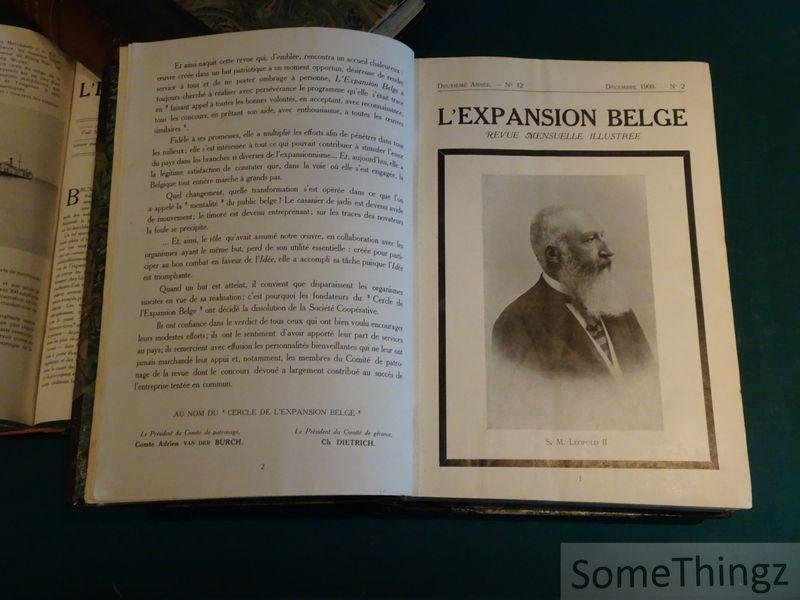 Paul Mussche et Georges Pourveur (dir.) - L'expansion Belge. Revue mensuelle illustrée. [Incomplet: seulement le sixième année et la première moitié du septième anneé sont complet]
