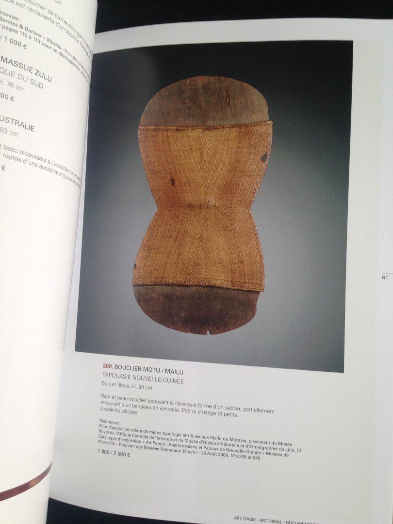 Catalogus Cornette de Saint Cyr - Arts d‘Asie -Art Tribal-Documentation