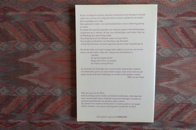 Helm, Willy van der. - Feestkalender voor Donkere Dagen. - Legenden en verhalen.