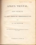 Hichtum, Nienke van. (Sjoukje Bokma - De Boer) - Afkes tiental, Een schets uit het Friesche arbeidersleven.
