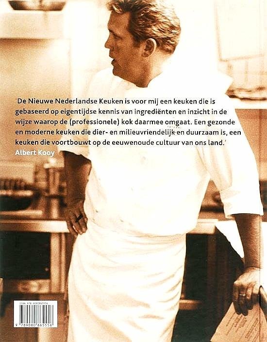 Kooy , Albert . [ isbn 9789080865556 ]  2519 - De Nieuwe Nederlandse Keuken . ( In De Nieuwe Nederlandse Keuken geeft Albert Kooy zijn visie op koken in Nederland. Het is een basiskookboek dat richtlijnen geeft aan de hedendaagse Nederlandse amateur- en professionele kok.  Door de ontwikkeling -