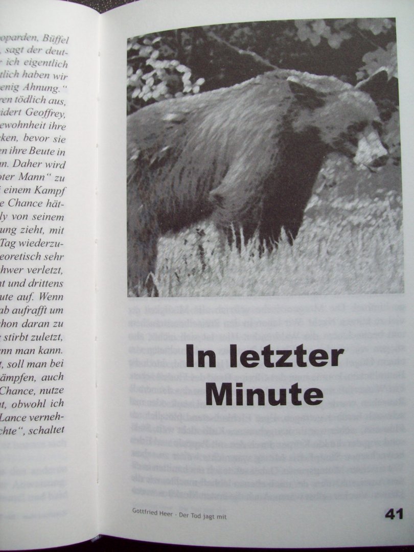 Gottfried Heer - "Der Tod Jagt Mit"  33 Jachtverhalen