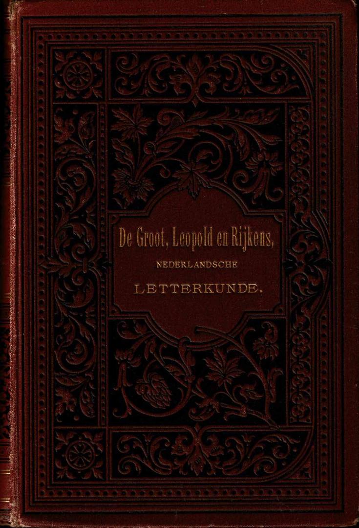 Groot, D. de, Leopold, L., & Rijkens, R.R. - Nederlandsche letterkunde: De voornaamste schrijvers der vier laatste eeuwen - tweede deel